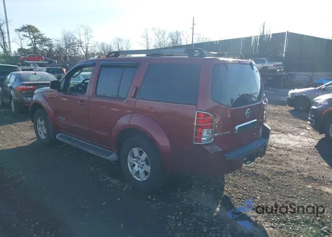 2005 Nissan Pathfinder Se Off-Road from USA, damaged, VIN 5N1AR18W35C738434